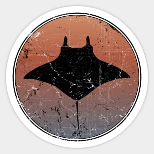 Manta Ray Sticker